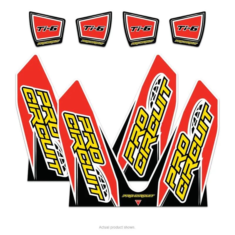 Pro Circuit Ti-6 Honda CRF 250R 450R Exhaust Decal Kit